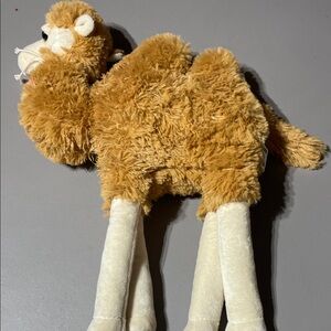 Charming Plush Camel Toy - Tan and Cream